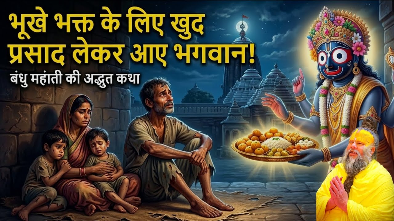 “भूखे भक्त के लिए स्वयं प्रसाद लेकर आए जगन्नाथ! | बंधु महंती की अद्भुत कथा”| Shri Hit Premanand ji 