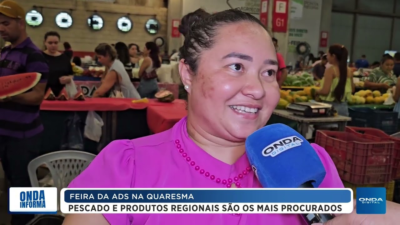 FEIRA DA ADS NA QUARESMA | Pescado e produtos regionais são os mais procurados 