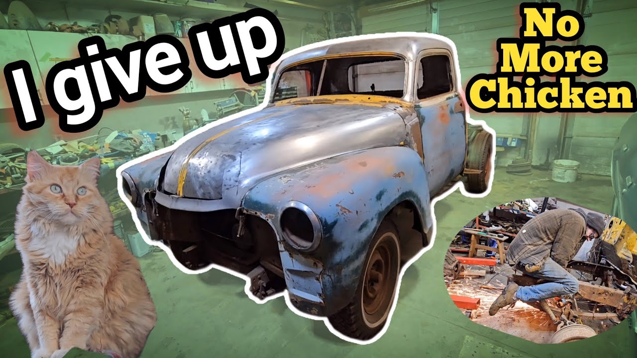 Scrapping The 1953 Chevy Kustom. Sad Ending For The Chicken Truck. What Went Wrong?