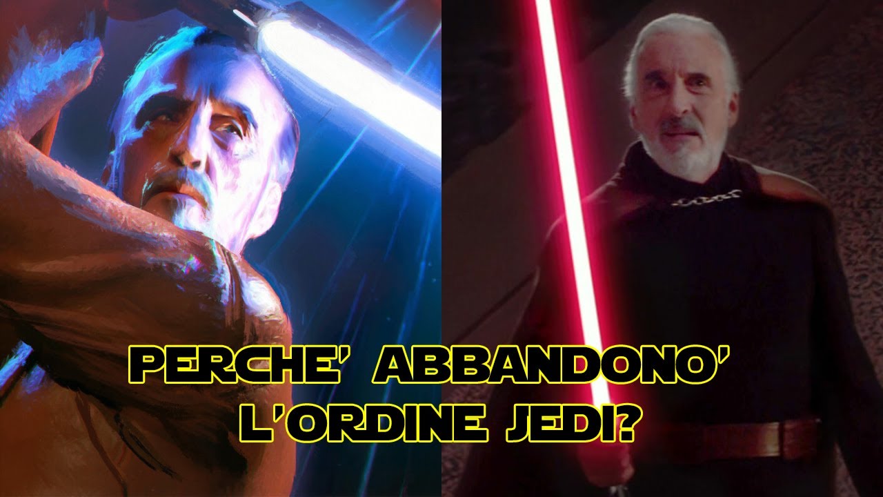Conte Dooku: ecco perch&eacute; ha abbandonato l'Ordine Jedi