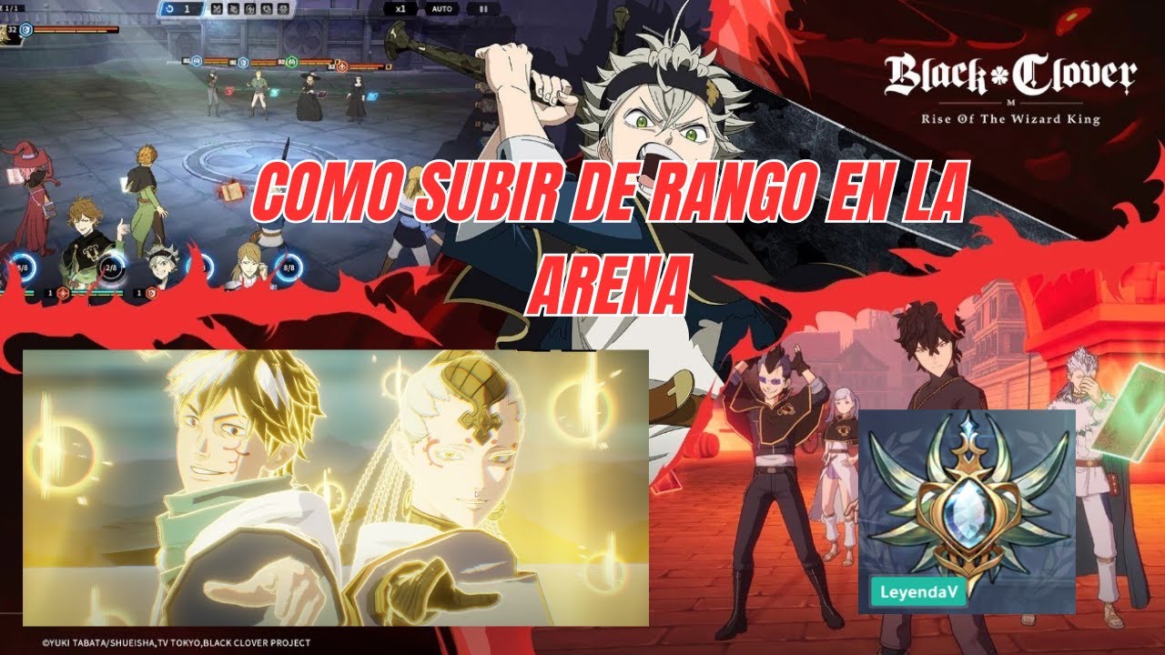 Como Funciona la Arena + Mi Equipo Actual Top 20 SA | Black Clover Mobile