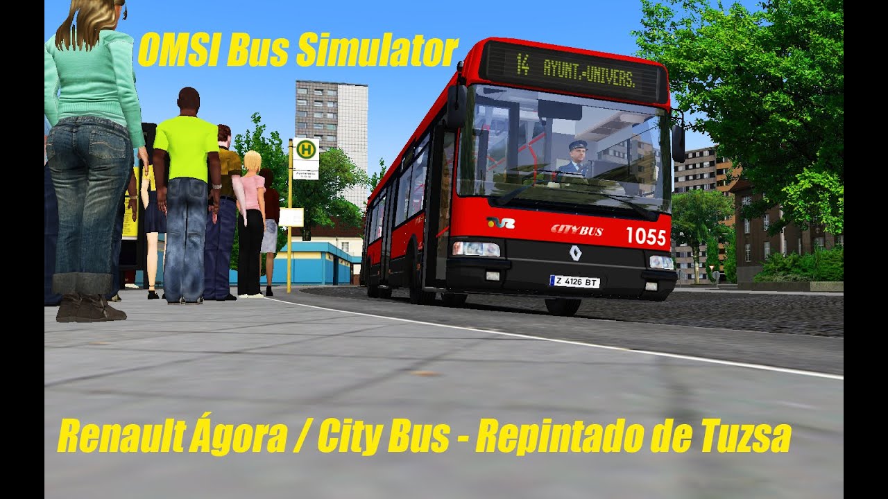 OMSI Bus Simulator - Renault Agora Tuzsa - Mapa de Alicante