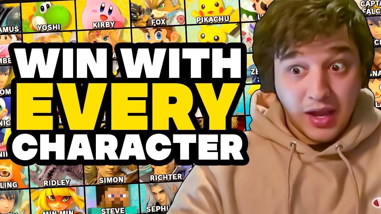 I must... WIN WITH EVERY CHARACTER IN THE GAME!?
