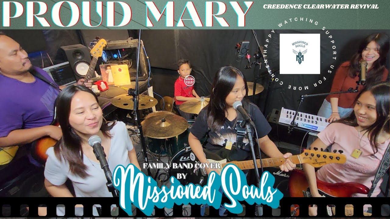 PROUD MARY (Creedence Clearwater Revival) | Missioned Souls - family band studio cover