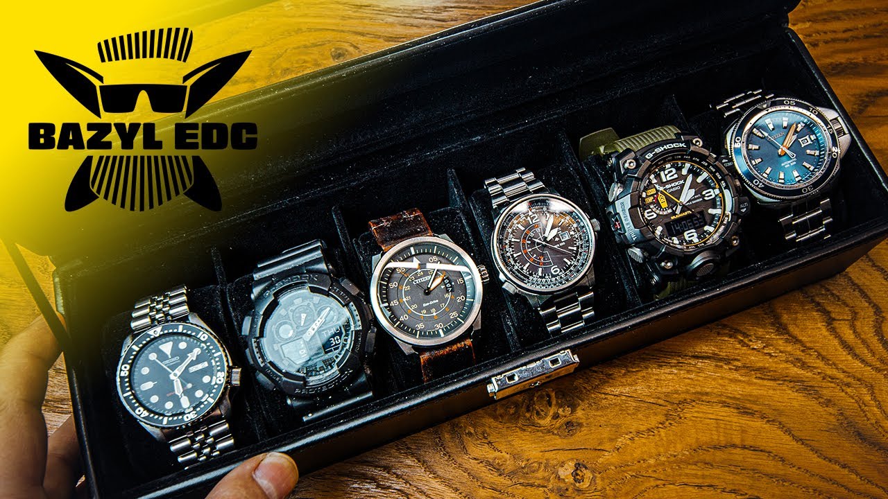 Przegląd kolekcji zegarków 2020 - Citizen Nighthawk, Grand Touring, Seiko SKX, G-shock GA100 GWG1000