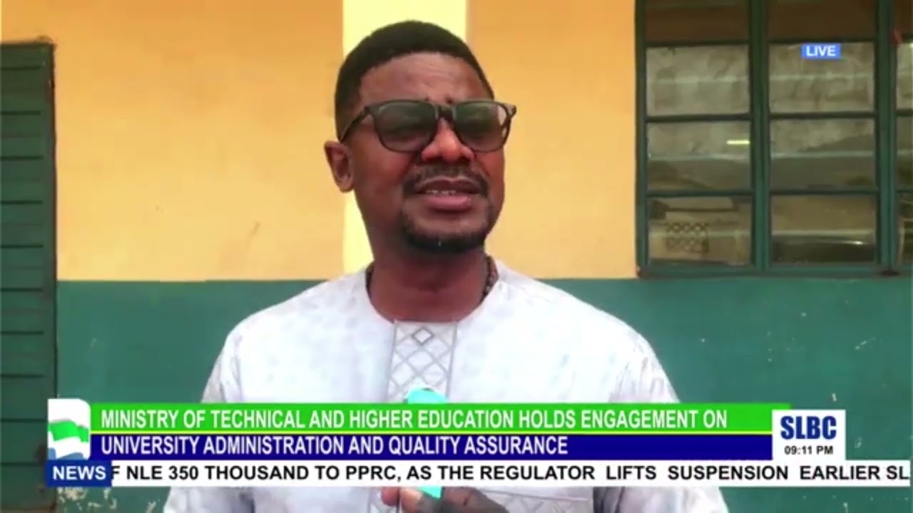 Dr. Victor Massaquoi presenting  Quality Assurance for Sustainability  In HEIs