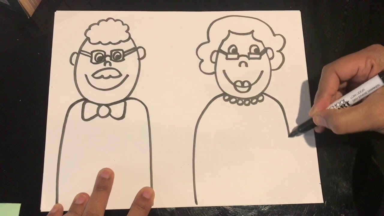 100 year old me- Guided Drawing and writing