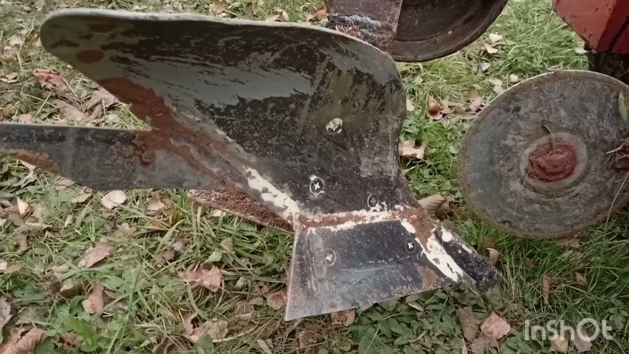 Радість від роботи з плугом,нарешті він запрацював!