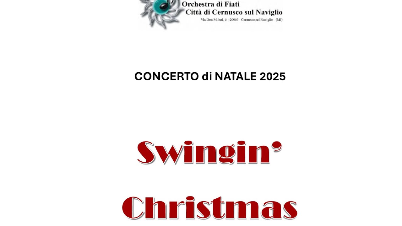 SWINGIN' CHRISTMAS 2025 - Orchestra di Fiati Città di Cernusco sul Naviglio
