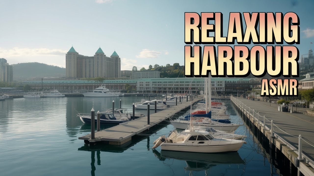 ASMR Chill Music with Serene Marina View | Victoria Harbour British Columbia for Relaxation