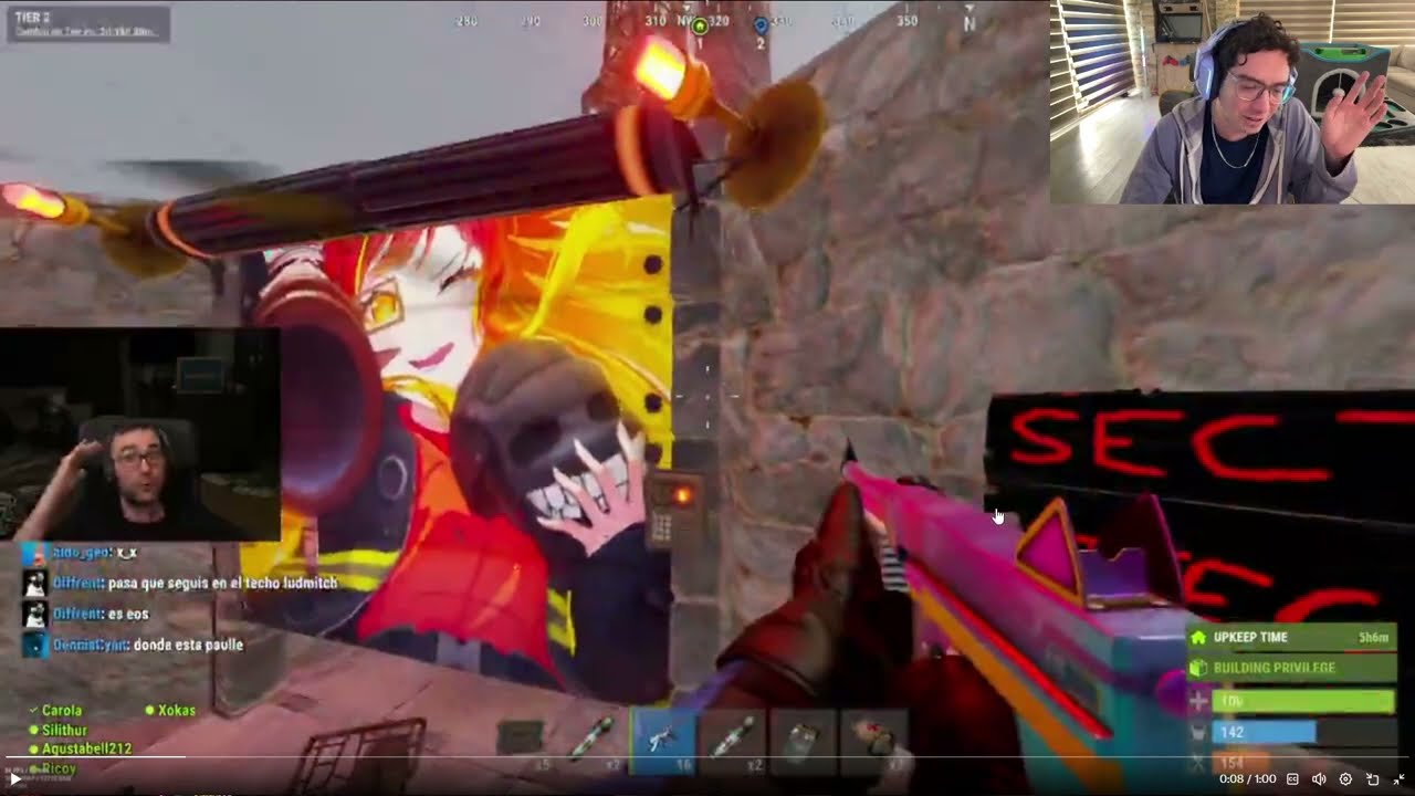 xoda reacciona al enfado de xokas con yamber en rust bellum 3 conquest