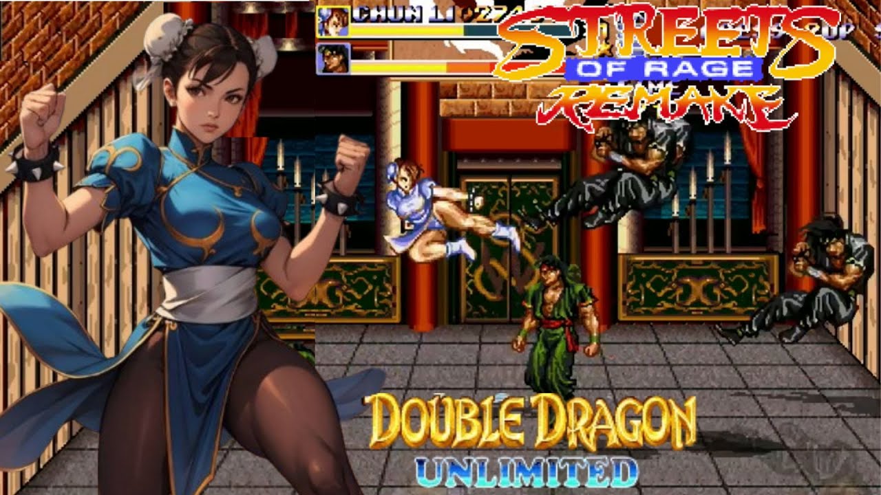 ✅Streets of Rage Remake: Double Dragon Unlimited | sorr [No OpenBOR] gamer - games - fãdejogos