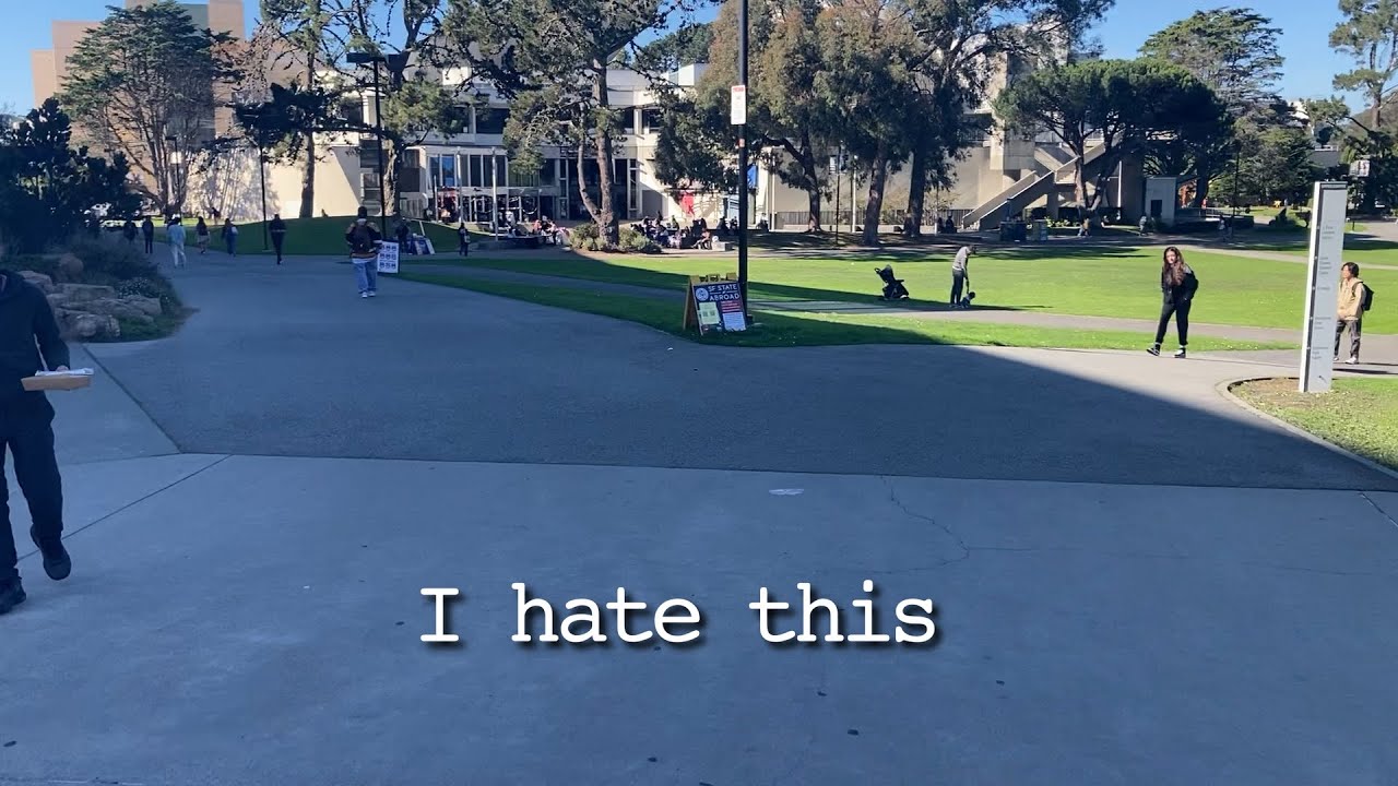 Day in the life of a loner with no friends in university. (this sucks)