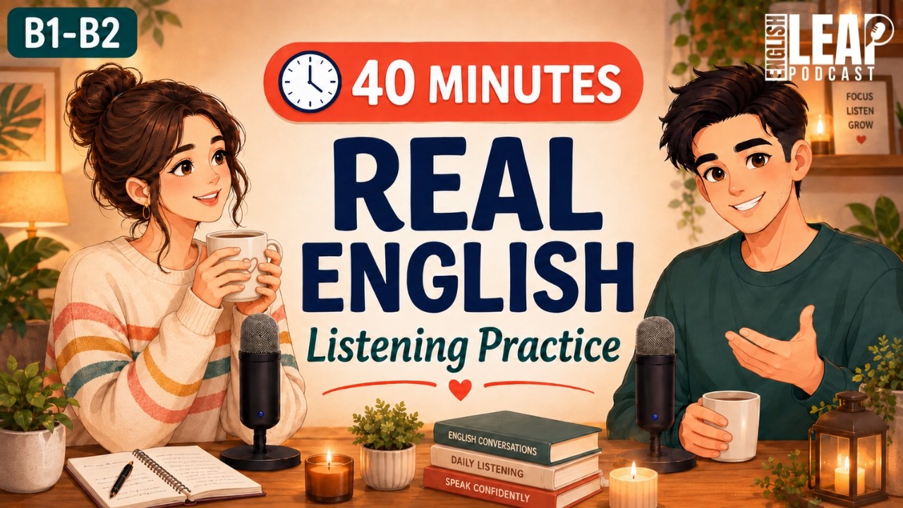 English Podcast For Learning English Conversation 40 Minutes Real English Listening Practice