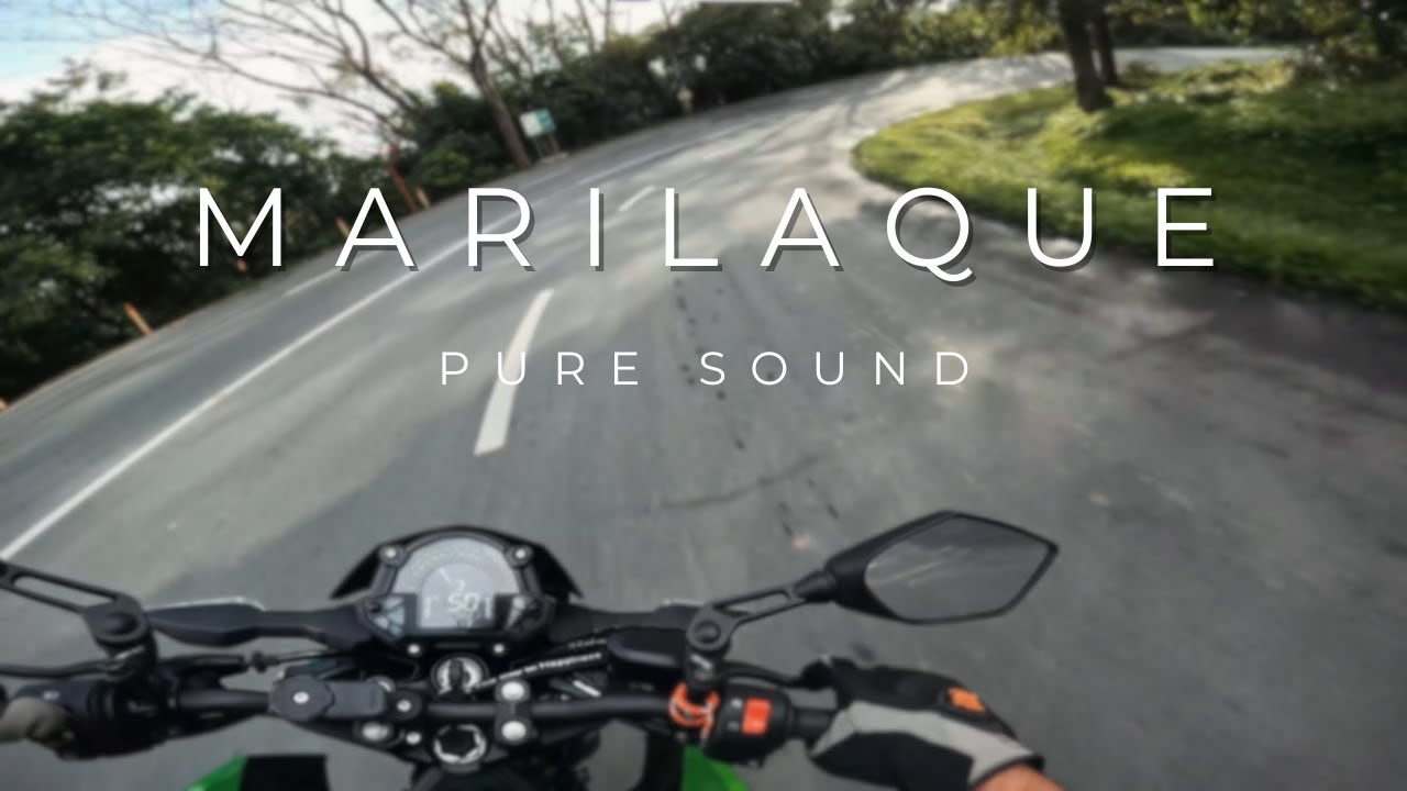 THURSDAY MARILAQUE | To Yeyi's Pizzaria | PURE Sound | Kawasaki Z400 | 2K 60fps