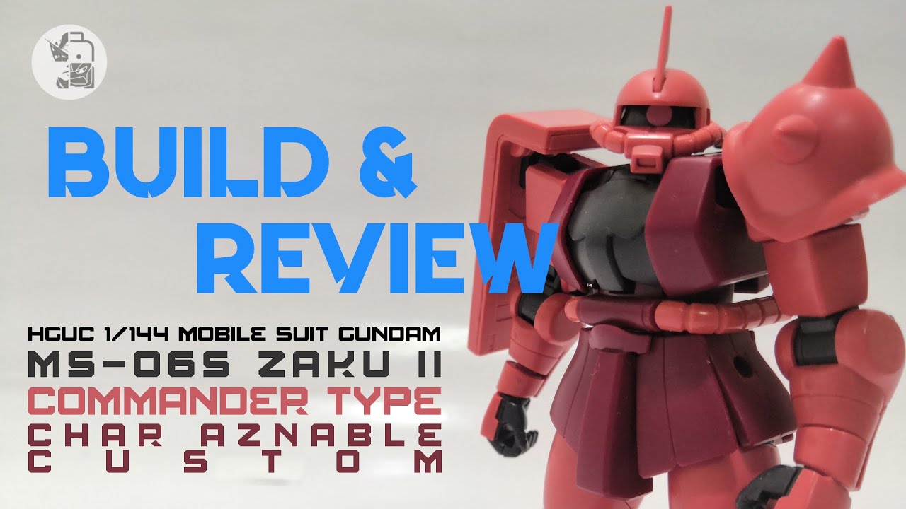 [Build & Review] HGUC 1/144 MS-06S Char Aznable Custom Zaku II Commander Type