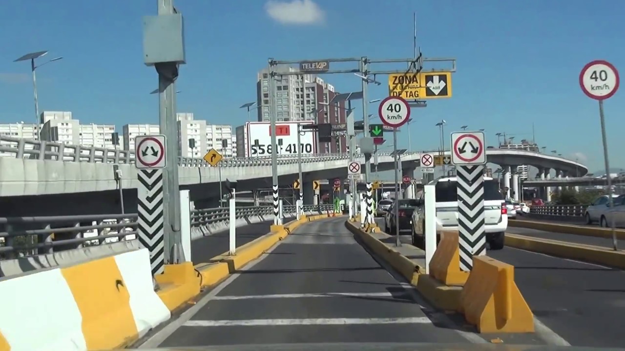 【Mexico Highway】 Periferico Norte Segundo Piso Cuota (Chapultepec～Polanco）