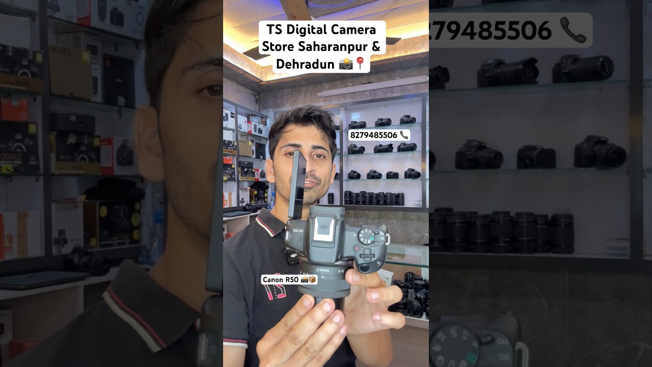 Canon R50 With 18-45 Kit Lens | Second Hand Camera Market | Old Dslr Camera Shop 📸📍