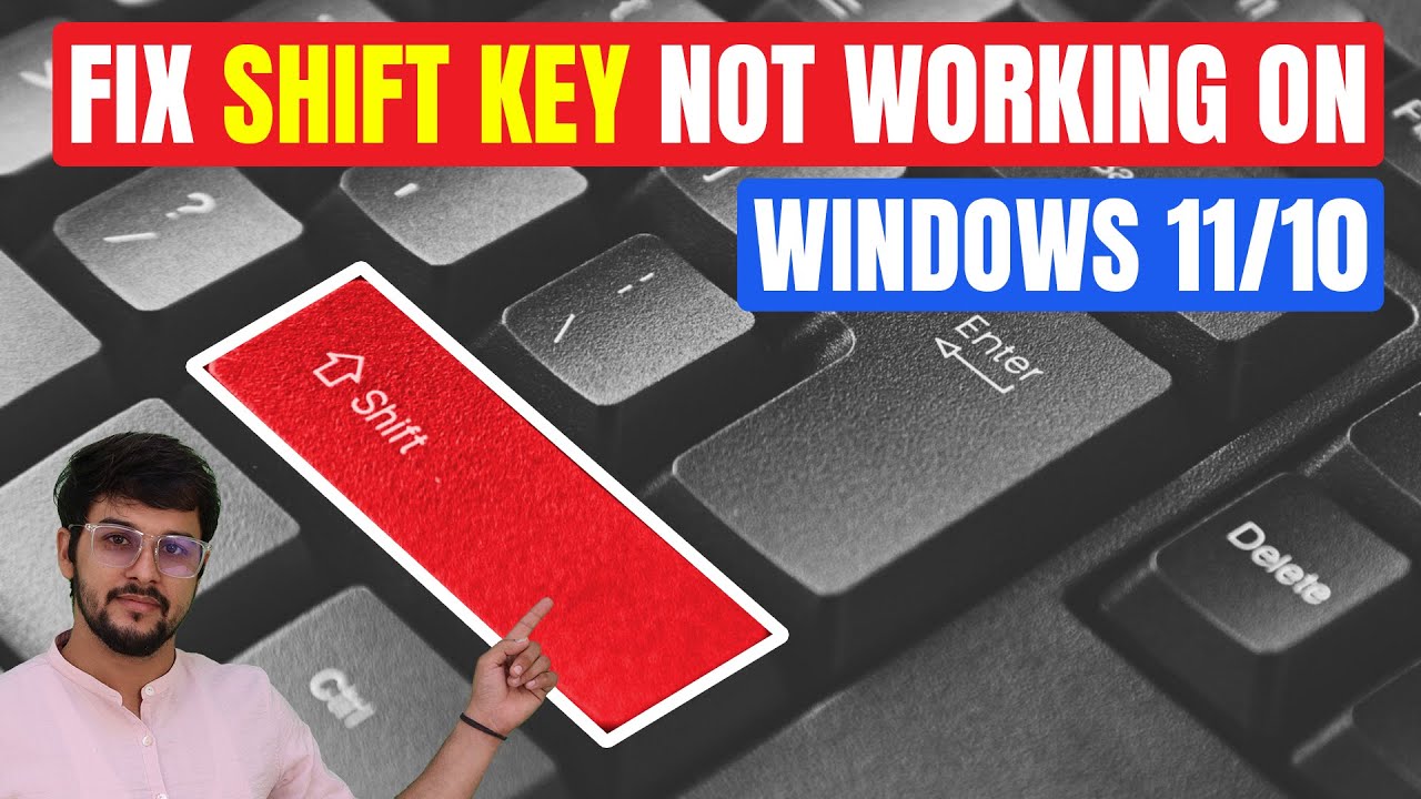 How To Fix Shift Key Not Working on Windows 11/10 | Easy Keyboard Fix #keyboard #ShiftKeyNotWorking