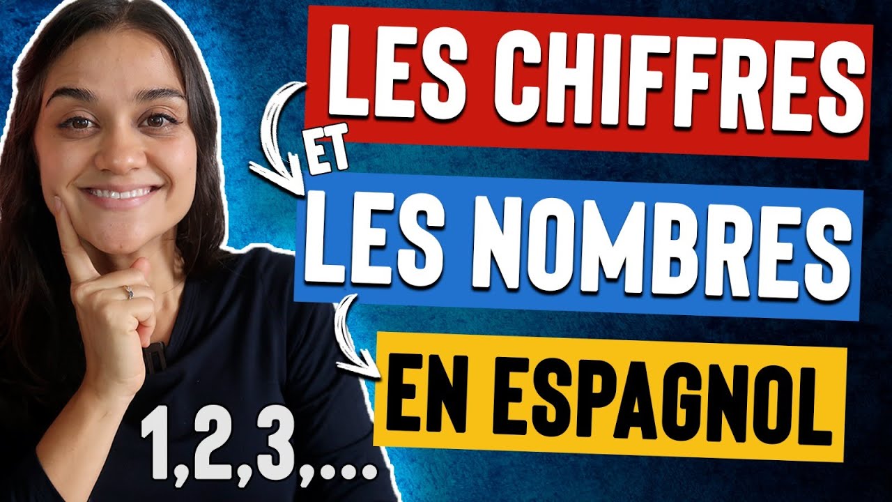Compter de zéro à 100 en ESPAGNOL  | Les NOMBRES en ESPAGNOL 1️⃣2️⃣3️⃣