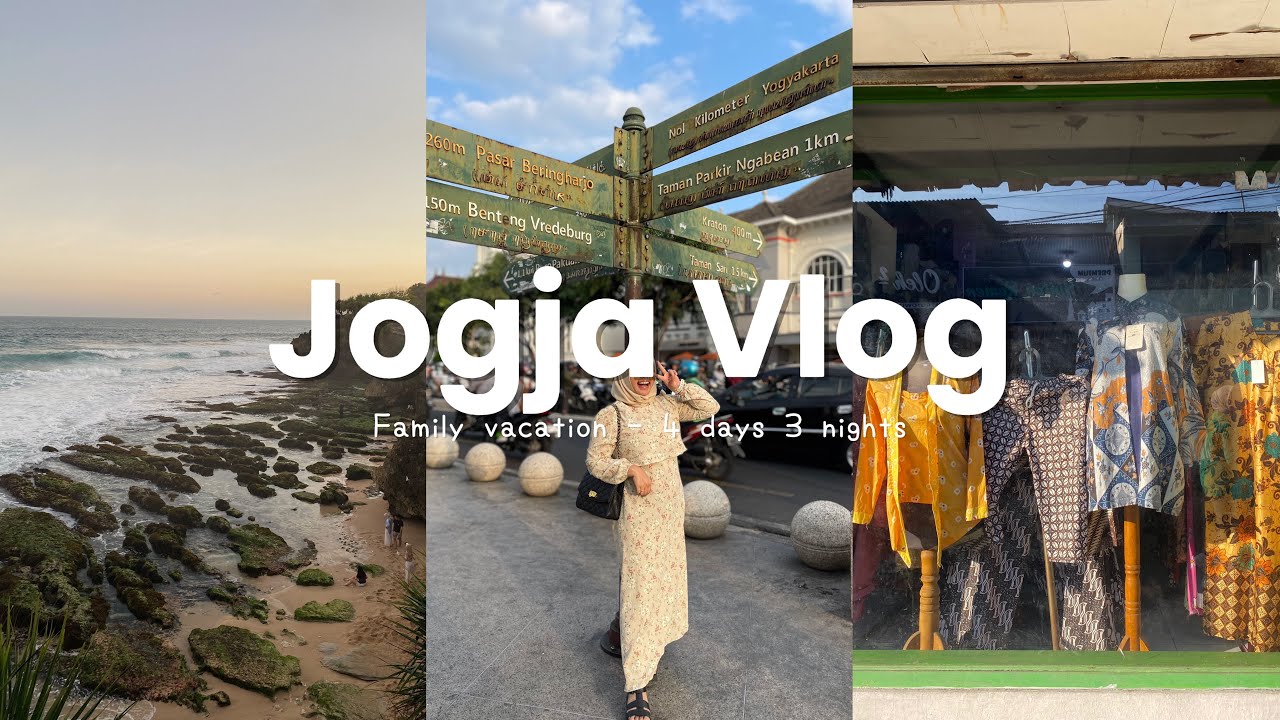 Jogja Vlog ✨ 4D3N budget itinerary | wisata, kuliner, pantai Jogja 🍦🌊🥘💃🏻