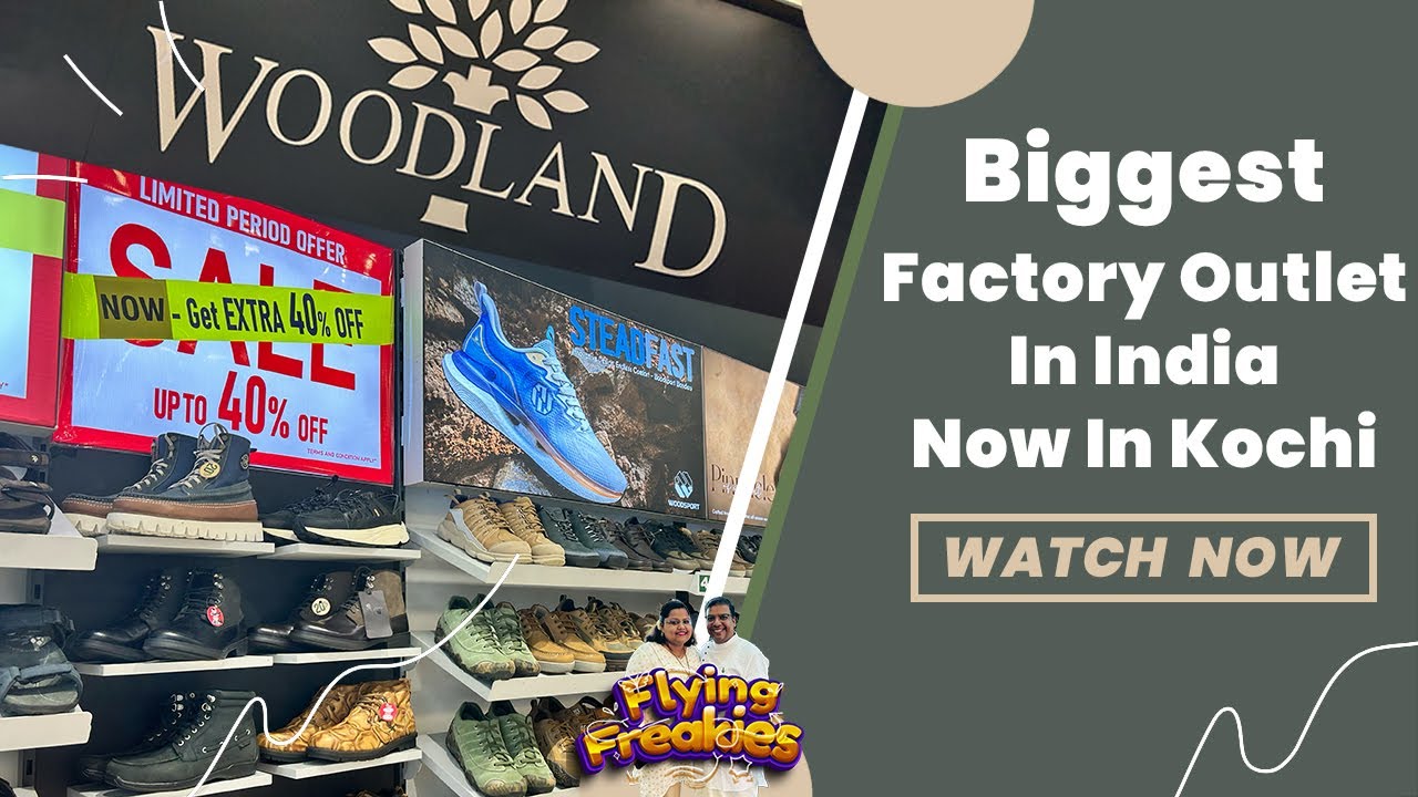 Woodland | Biggest Factory Outlet in Kochi | 365 Days Discounts #shopping