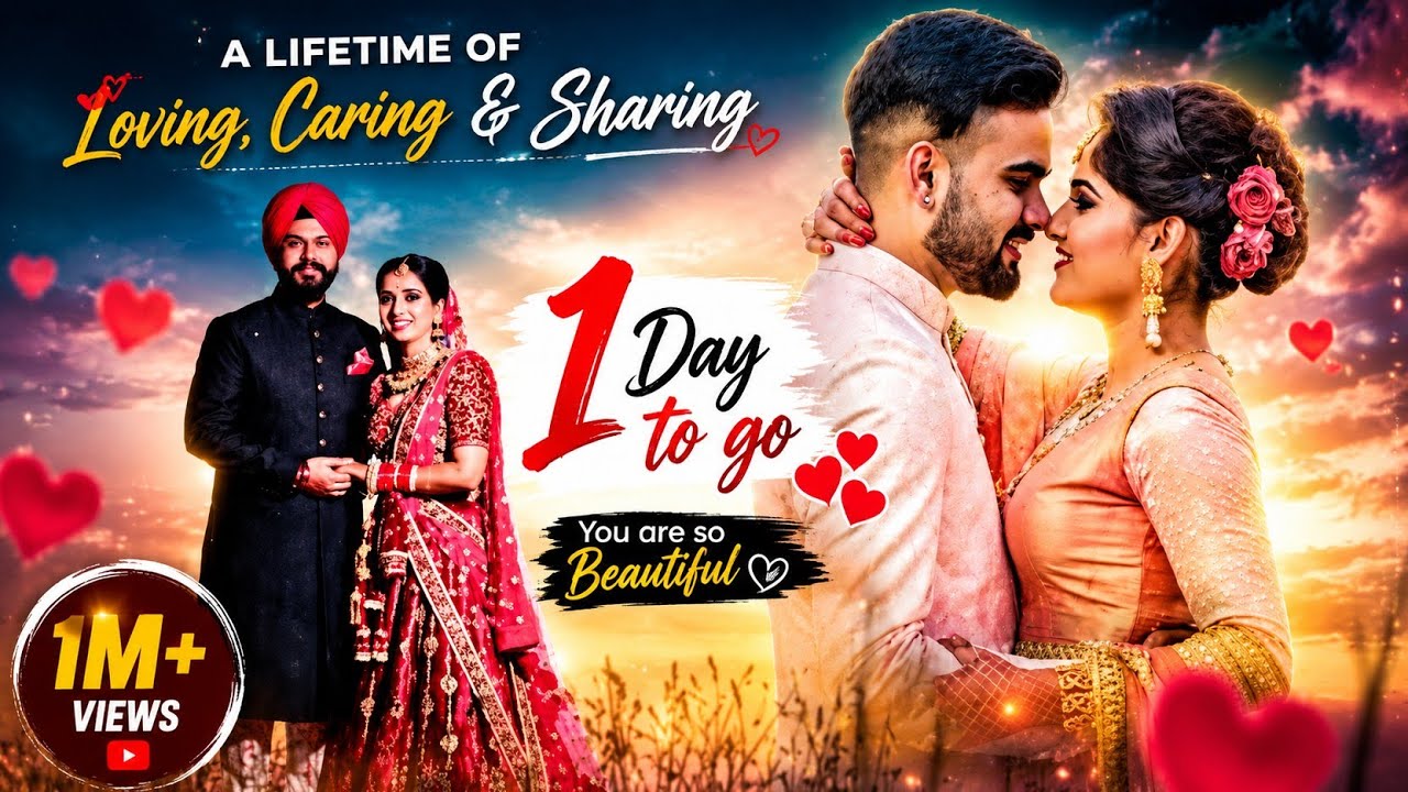 Pre Wedding Photo Editing Tutorial || How To Make Couple Photo || Love Couple Photo Editor