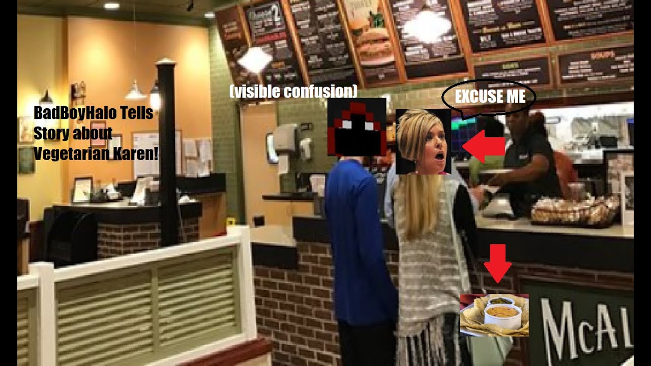 BadBoyHalo Tells a story about Vegetarian Karen, and then saves TapL