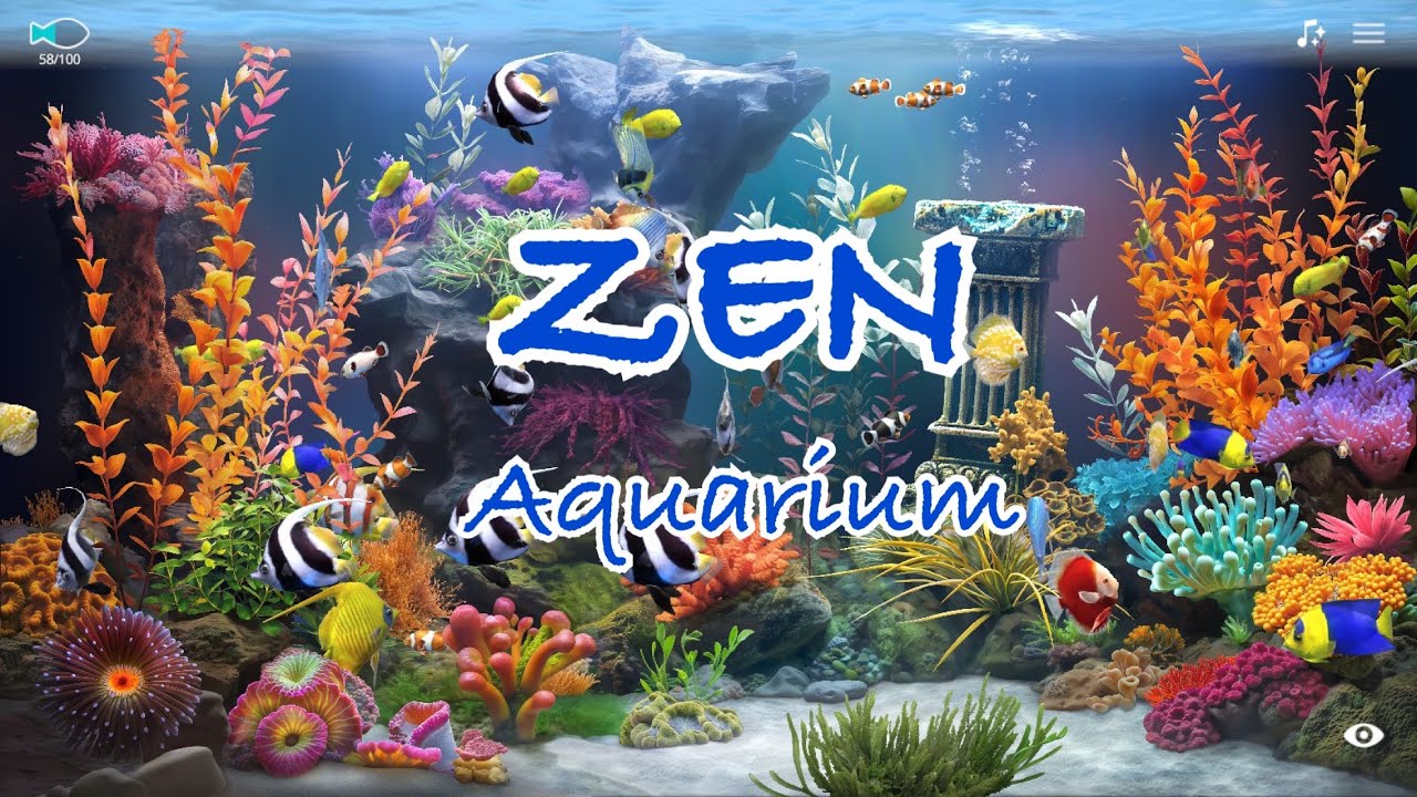 お仕事に疲れたあなたに！「ZEN Aquarium」(声なし・字幕あり)