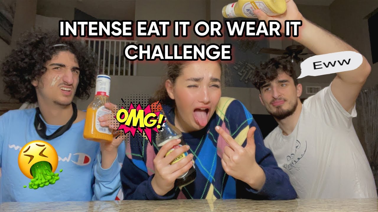 INTENSE EAT IT OR WEAR IT CHALLENGE WITH BROTHERS!!
