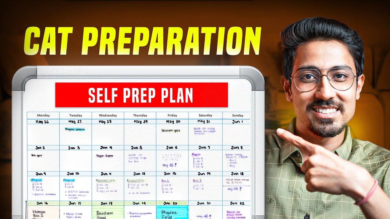 Complete Self Preparation Plan for CAT 2025 in 6 months