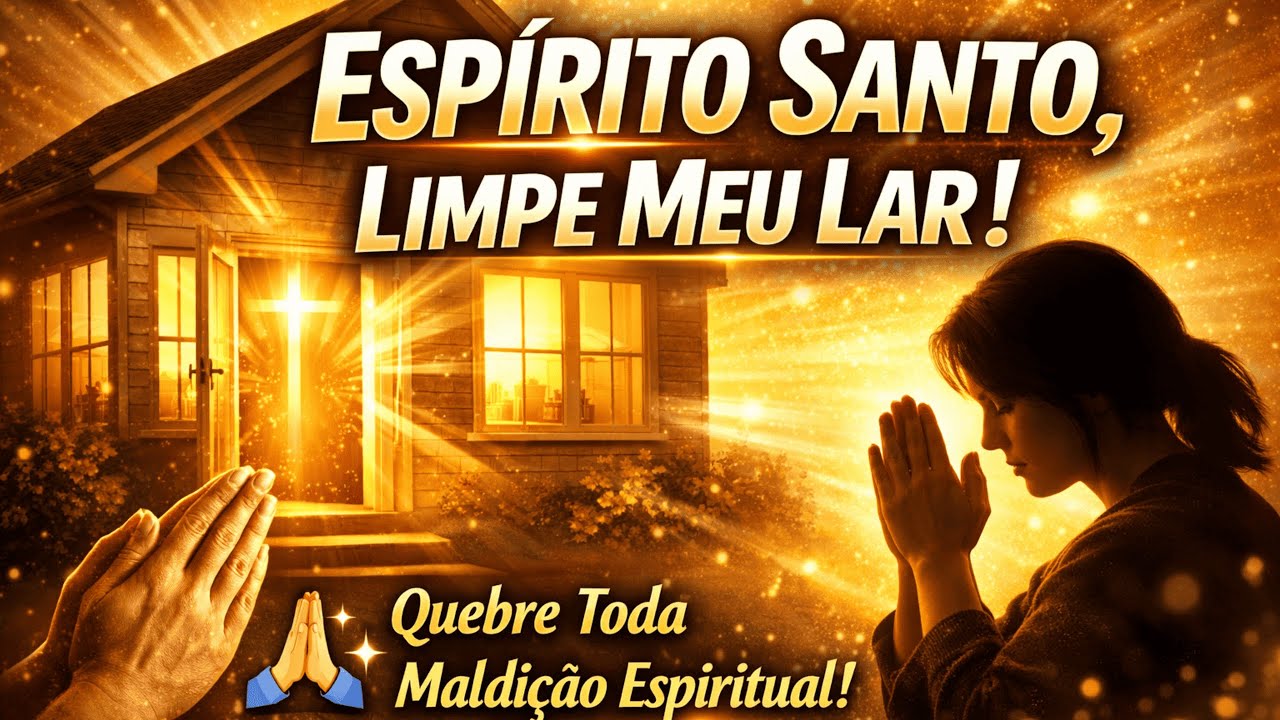 ESPÍRITO SANTO, LIMPE MEU LAR E QUEBRE TODA MALDIÇÃO ESPIRITUAL! Oração Poderosa de Libertação