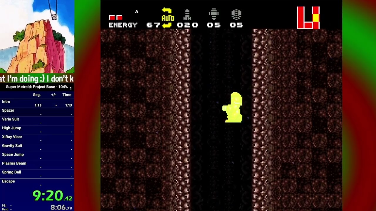 Super Metroid: Project Base - 104% in 1:35:31