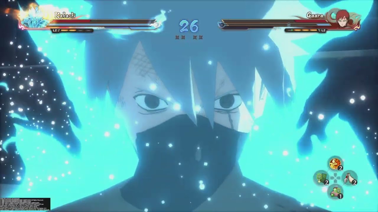 Naruto Shippuden Ninja Storm 4 : Kakashi vs Gaara (CPU vs CPU)