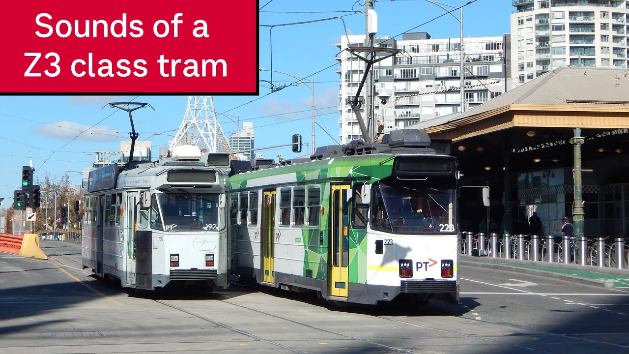 Sounds of a Z3 class tram