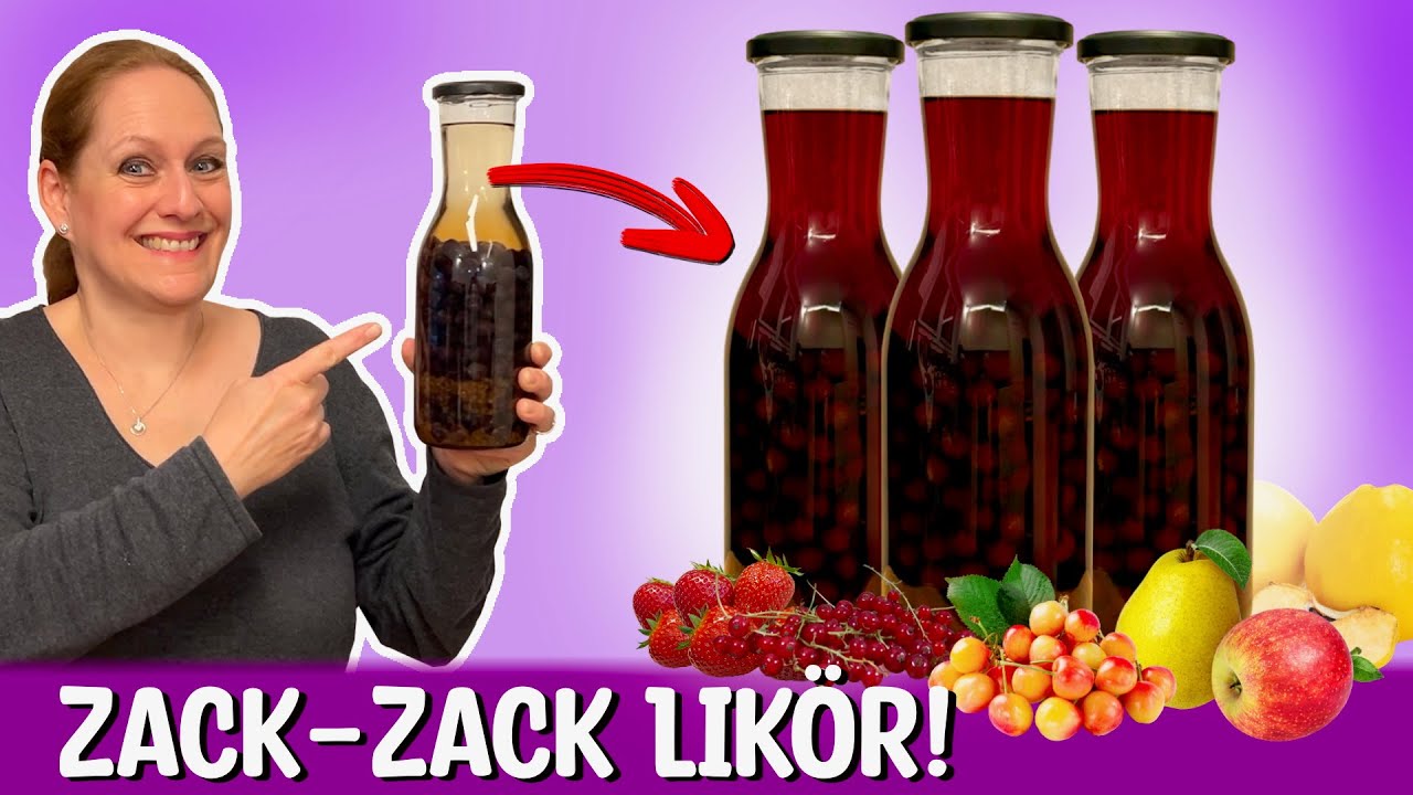 Der schnellste Likör der Welt – 3 Zutaten, null Aufwand!