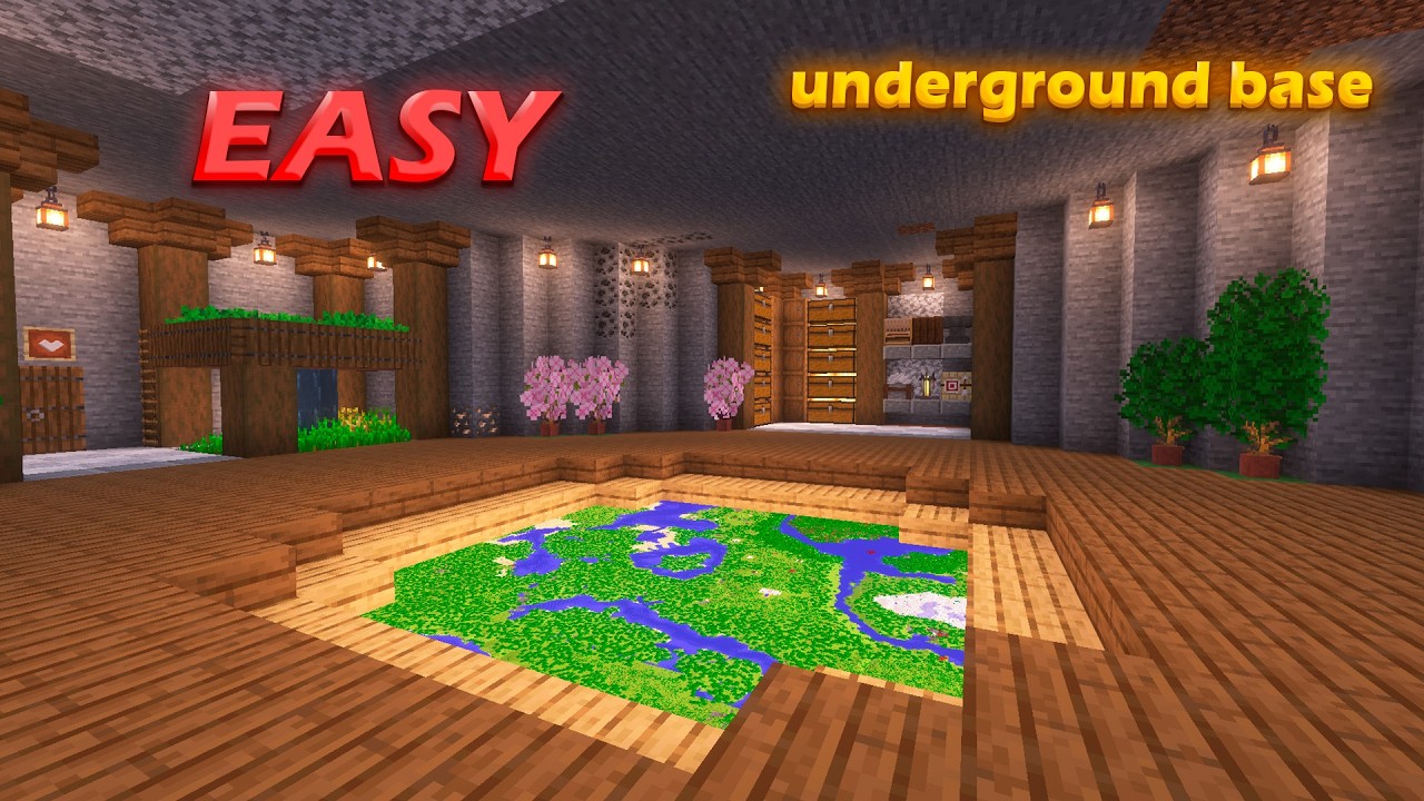 Insane Underground Base Tutorial in Minecraft