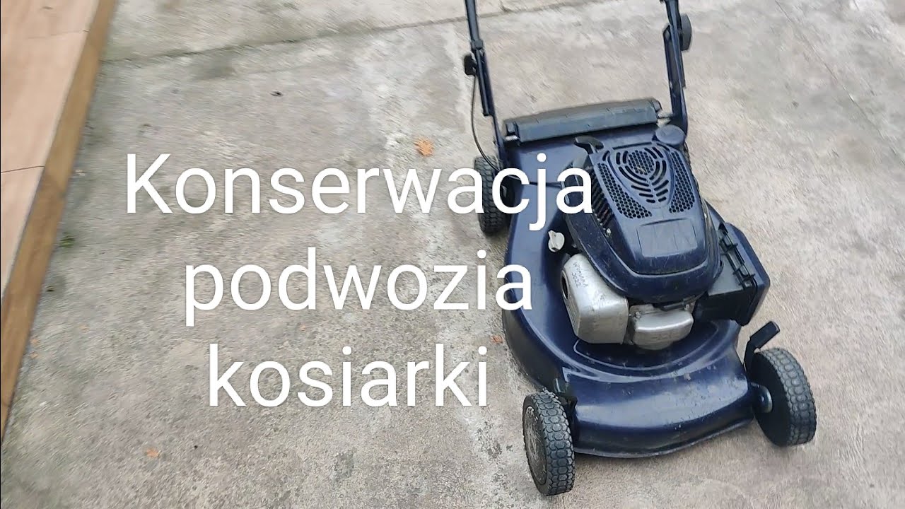 Jak zabezpieczyć podwozie kosiarki?