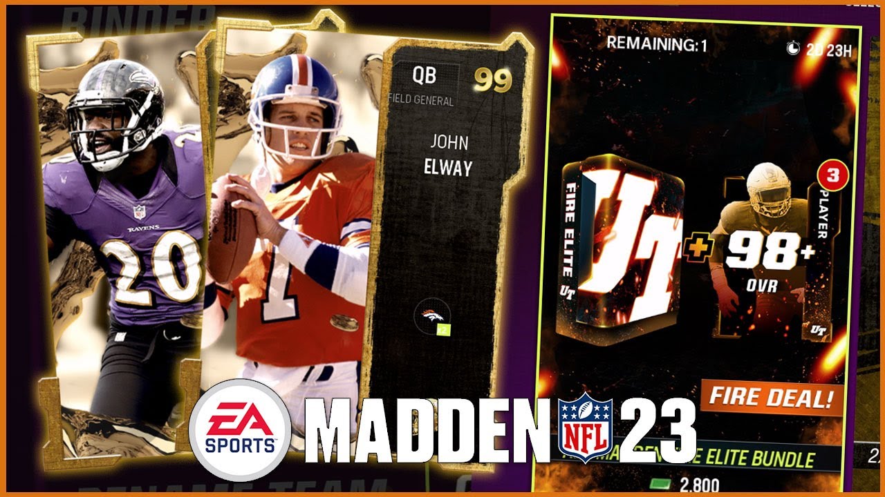 ALL MADDEN FIRE ELITE BUNDLE! BEST Pack Value + New Ultimate Legends