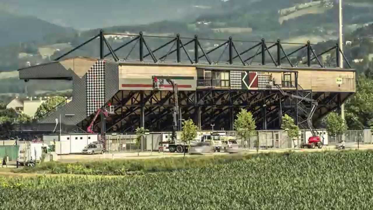 PREFA Dach- und Fassadensysteme am neuen WAC Stadion