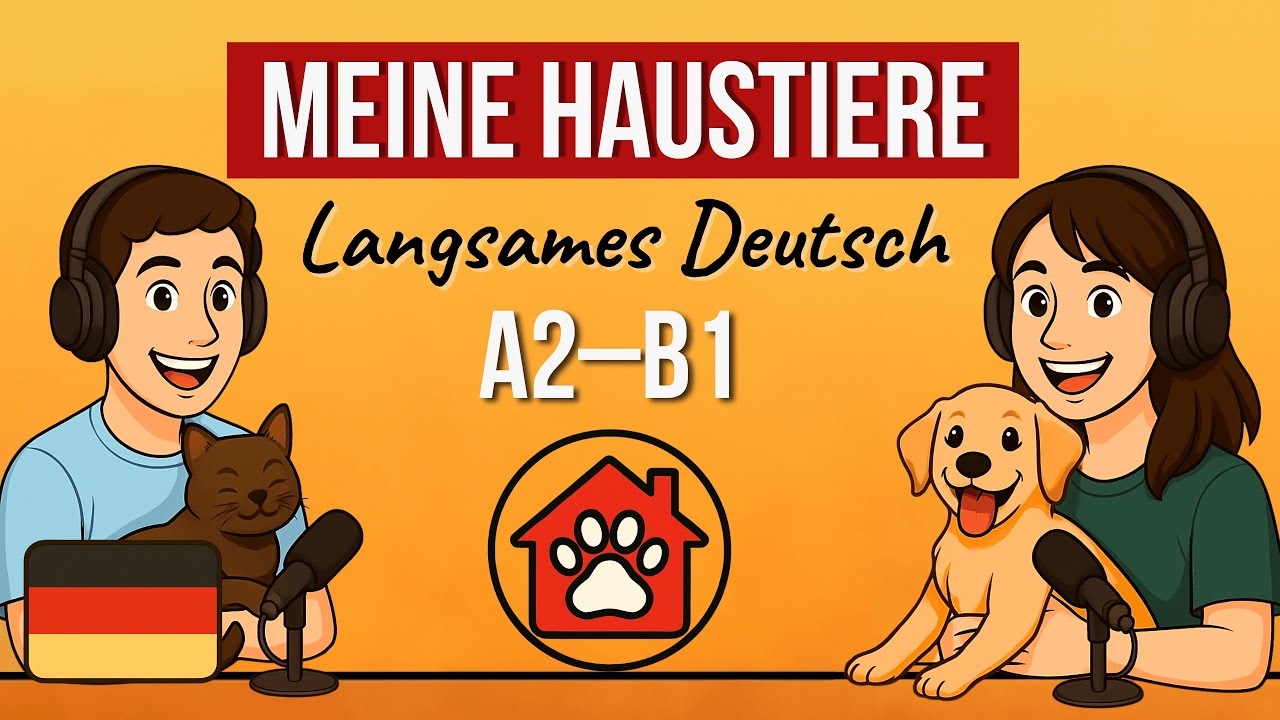 Подкаст Немецкий A2 – Забавные истории о домашних животных 🐾