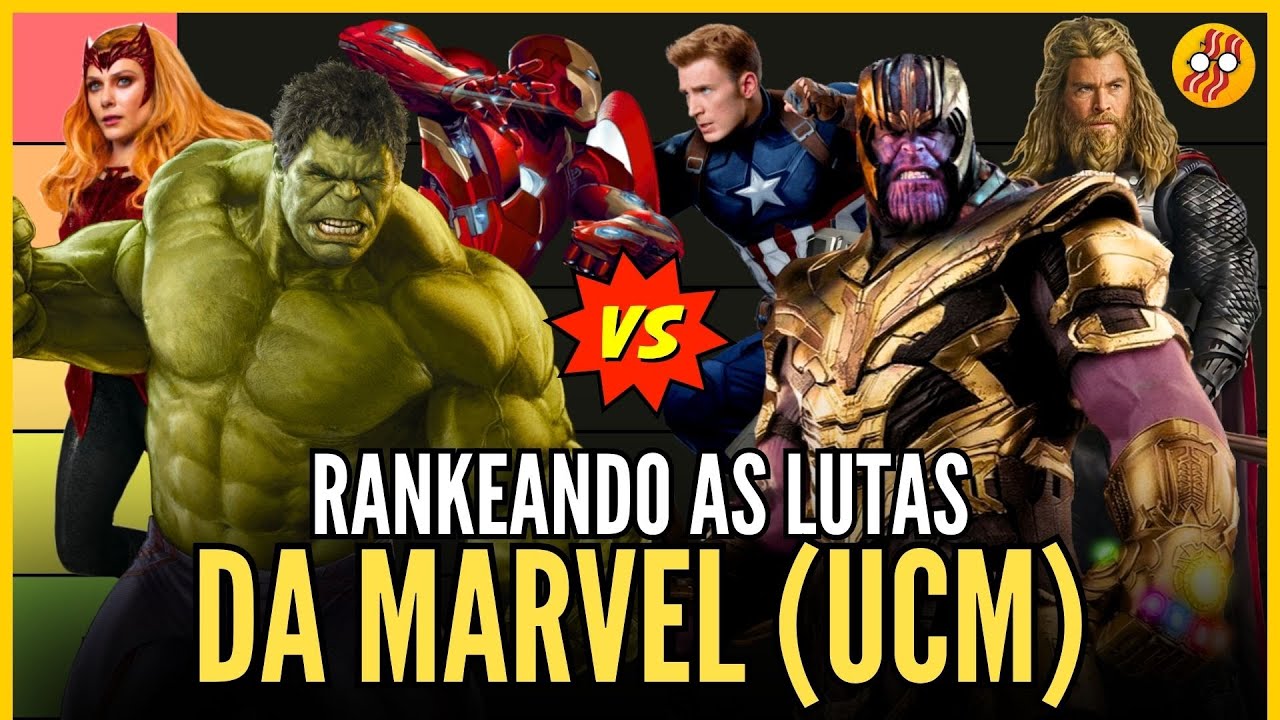 TIER LIST: MELHORES E PIORES LUTAS DA MARVEL (ucm)
