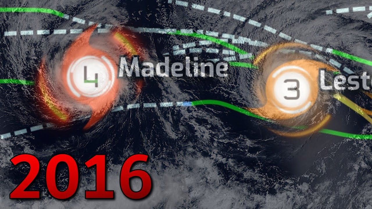2016 Pacific Hurricane Season Animation V2