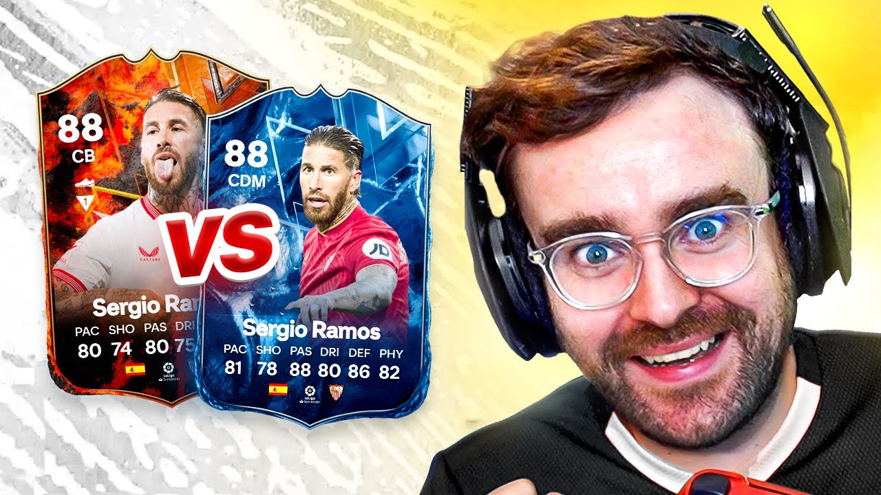 FC24 Squad Builder Showdown! FIRE vs ICE SERGIO RAMOS!!!