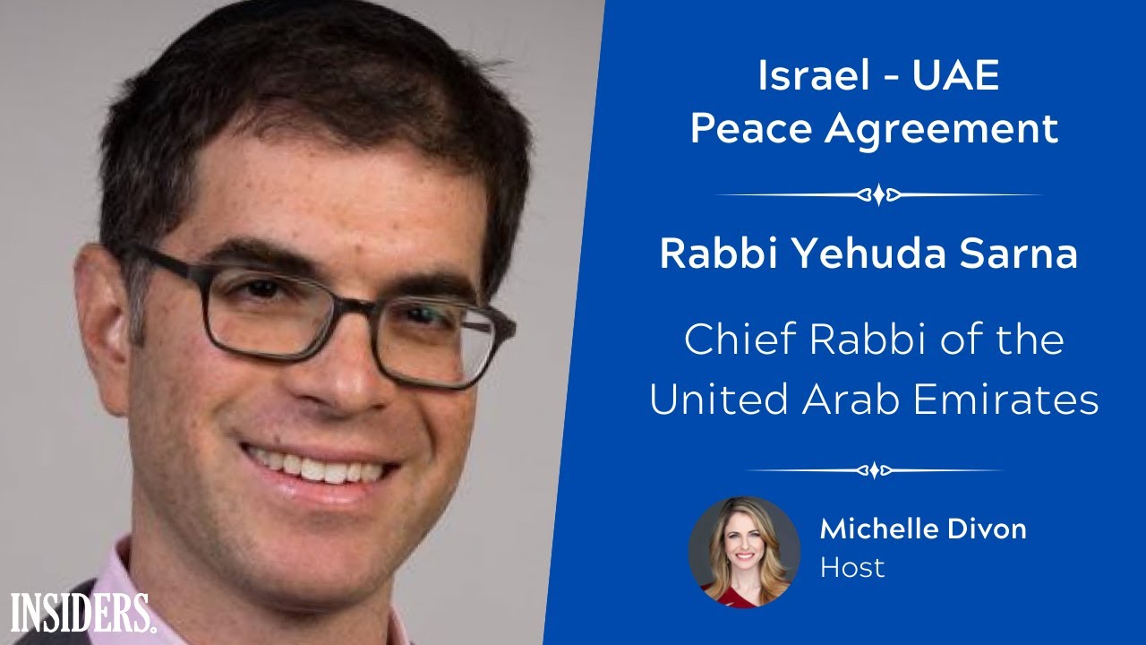 UAE Chief Rabbi Yehuda Sarna on UAE Jewish Community, Peace Deal, and his Appointment