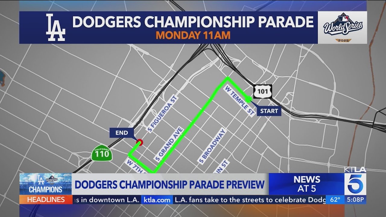 Dodgers Championship parade preview