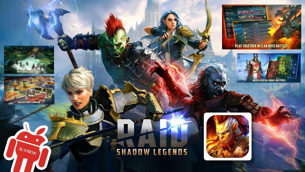 RAID: Shadow Legends Gameplay First Look [1080p] X-View 🛡️⚔️