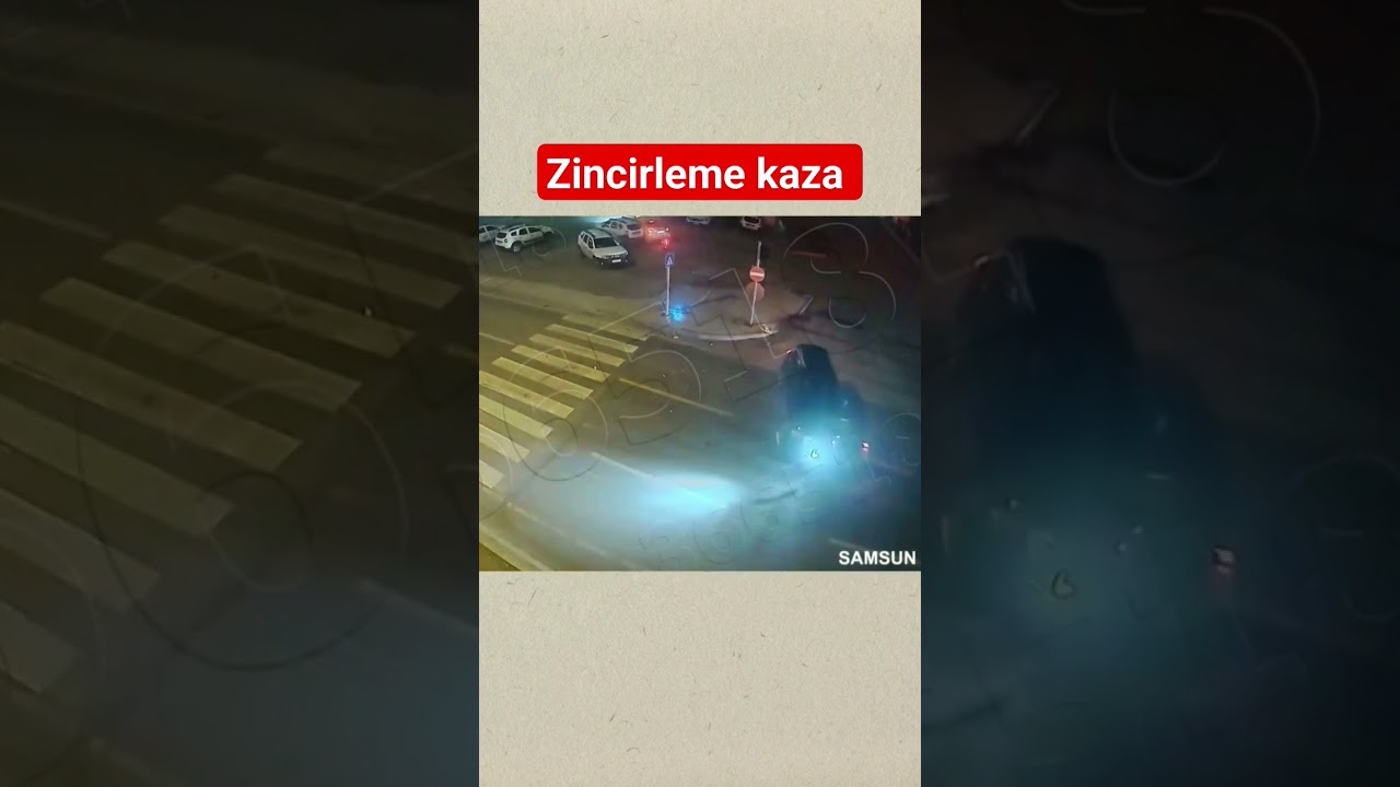 Zincirleme kaza #trafik #samsun #kaza #kazavideoları #zincirlemekaza #trafikkazaları