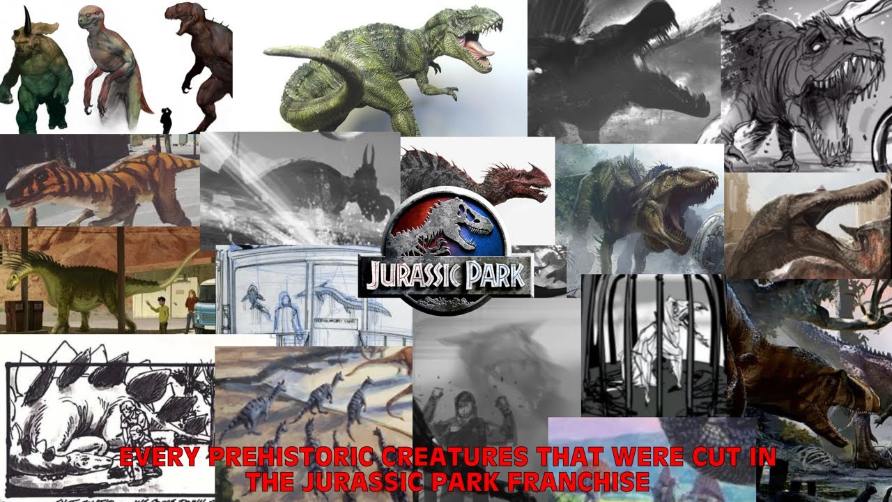Every Prehistoric Creatures That Were Cut In The Jurassic Park Franchise
