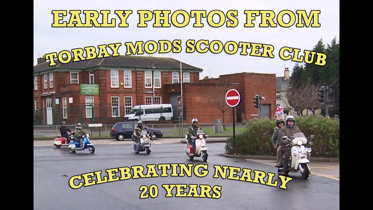 Early Photos of Old Scooters From Torbay Mods Scooter Club Collection 2007 & 2008